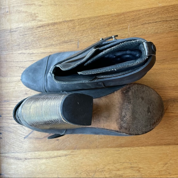 Rag & Bone Harrow Booties in Gray Suede, sz 41 - Picture 8 of 10